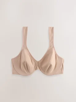 Praline Nude DD+ Supersoft Comfort Padded Strap Minimising Full Cup Bra