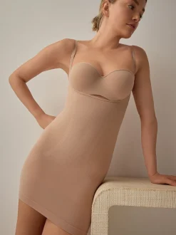 Praline Nude Firm Tummy Control Wear Your Own Bra Slip