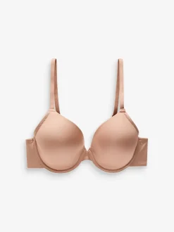 Praline Nude Full Cup A-E Light Pad Full Cup Smoothing Ultimate Comfort T-Shirt Bra