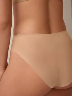 Praline Nude High Rise High Leg No VPL Tummy Control Shaping Knickers