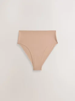 Praline Nude High Rise High Leg No VPL Tummy Control Shaping Knickers