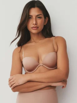 Praline Nude Strapless A-E Clear Back Smoothing Strapless Bra