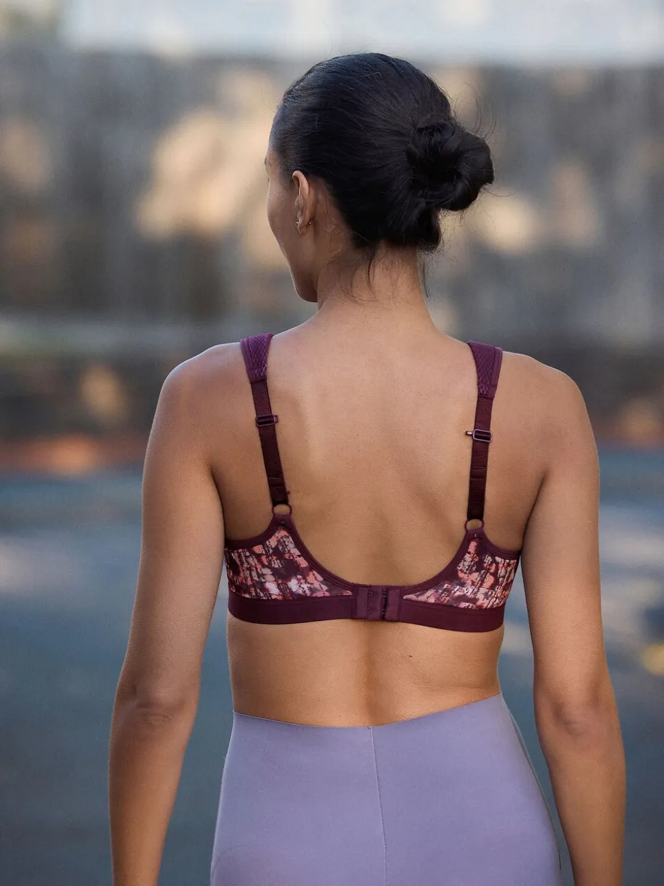 Print B-G Active Sports High Impact Dry Tech Full Cup Wired Bra