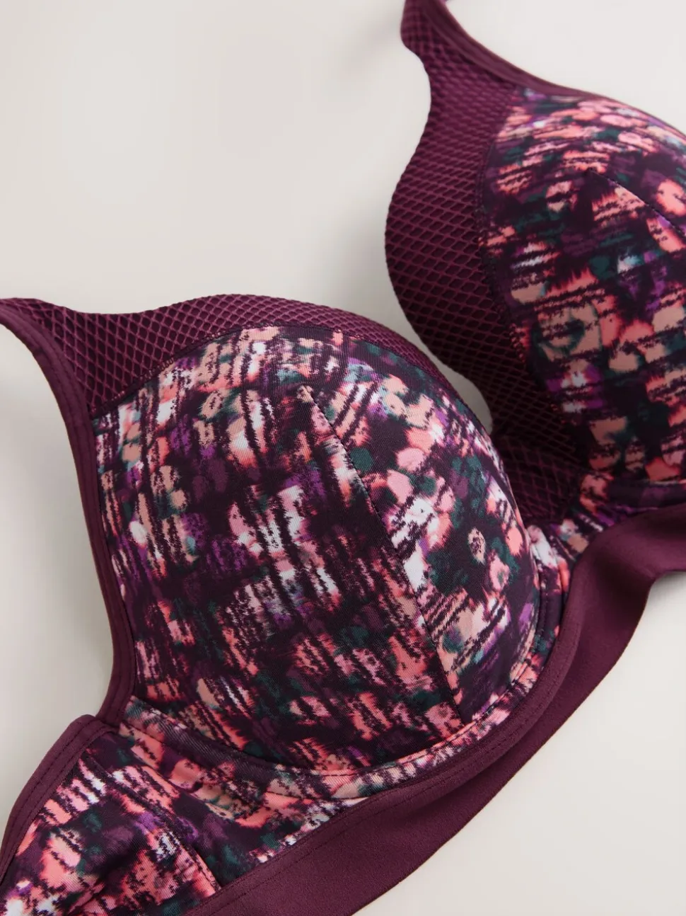 Print B-G Active Sports High Impact Dry Tech Full Cup Wired Bra