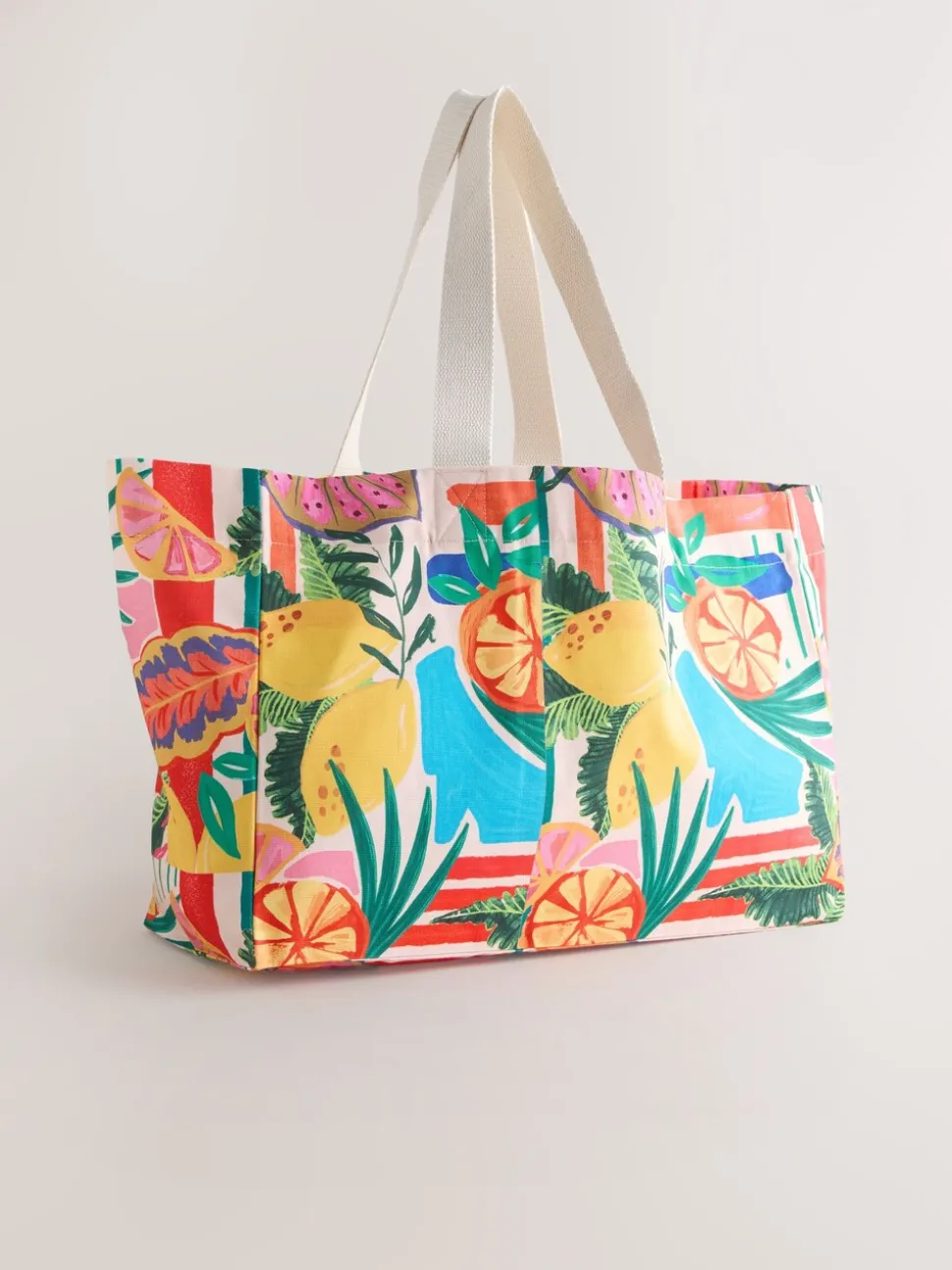 Print Cotton Shopper Bag