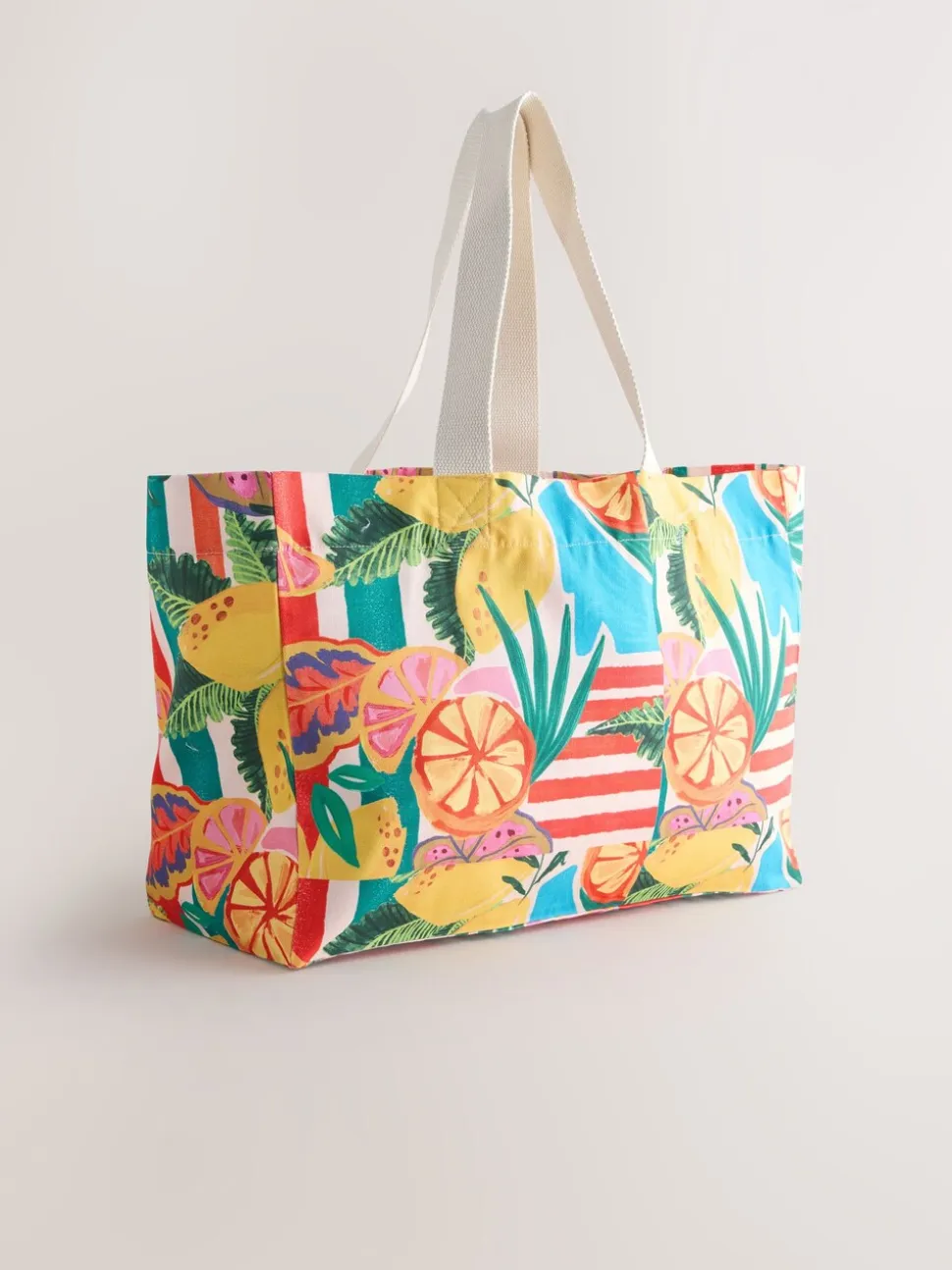 Print Cotton Shopper Bag