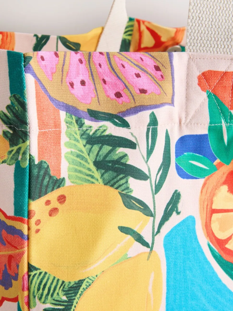 Print Cotton Shopper Bag