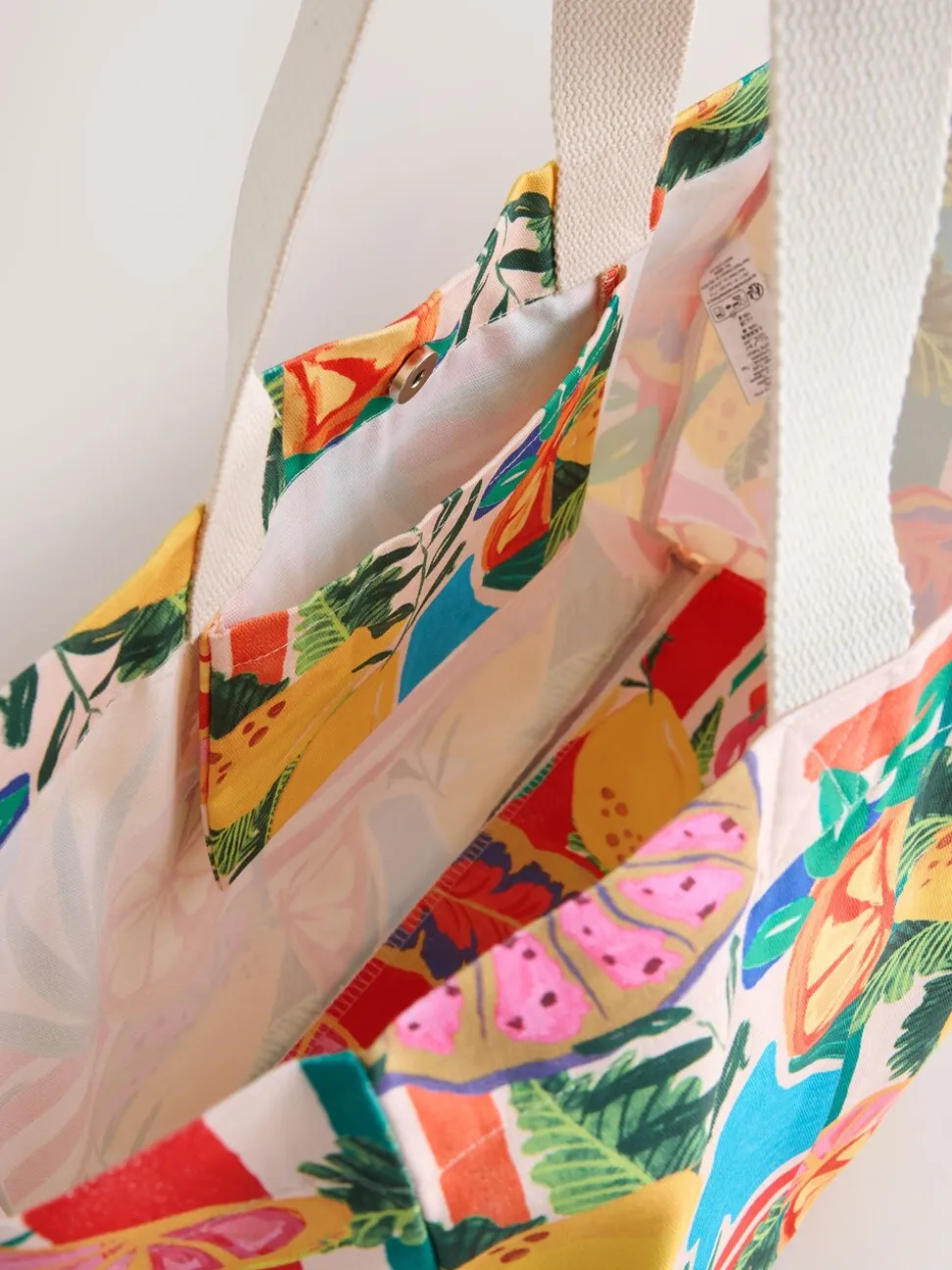 Print Cotton Shopper Bag