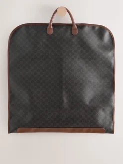 Print Monogram Suit Carrier Bag