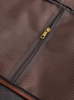 Print Monogram Suit Carrier Bag