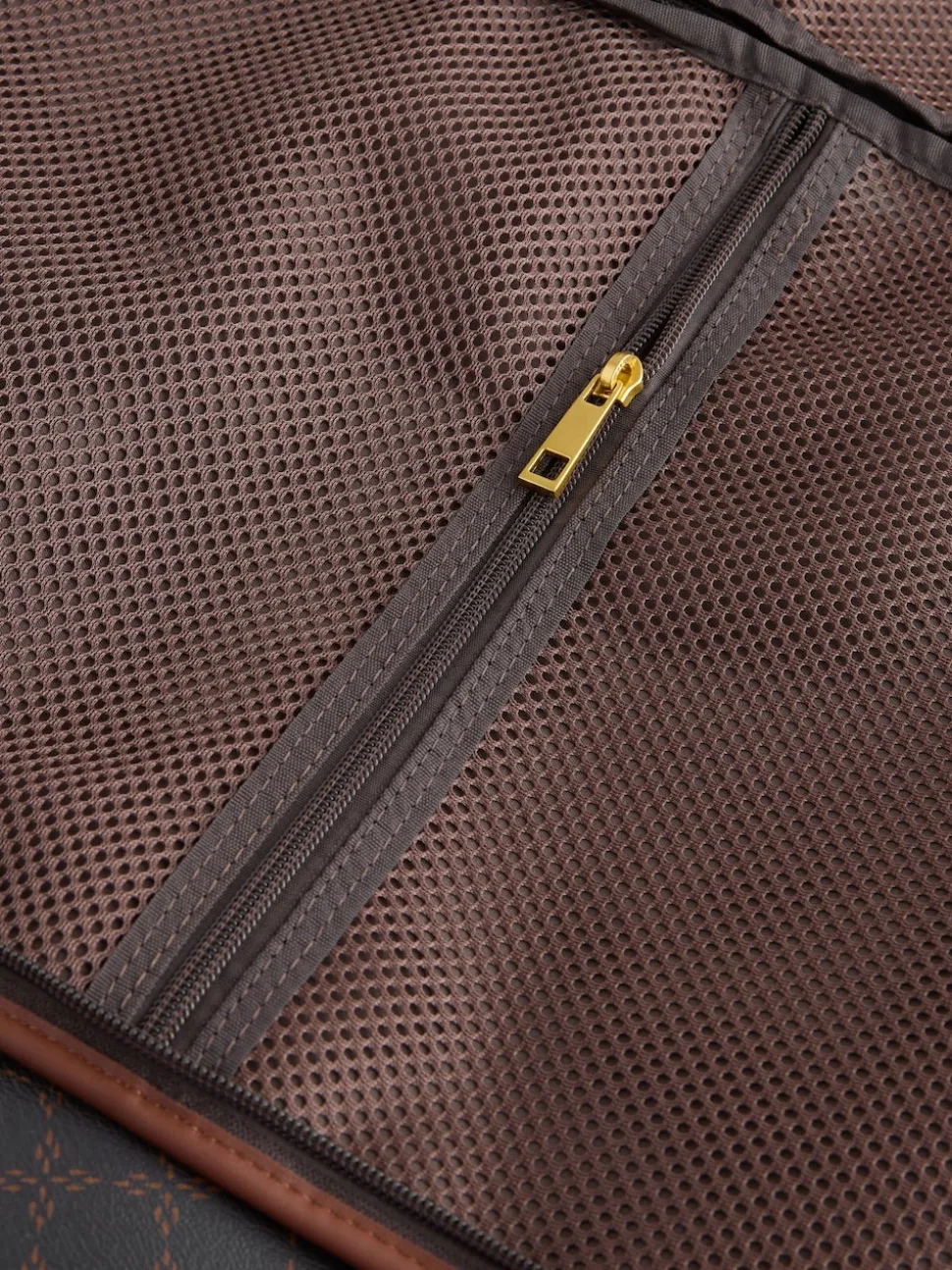 Print Monogram Suit Carrier Bag