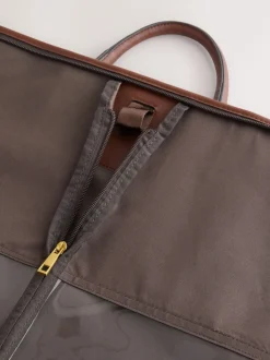 Print Monogram Suit Carrier Bag