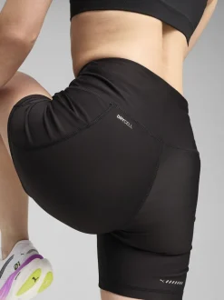 Puma Black Womens Velocity 5" Tight Running Shorts
