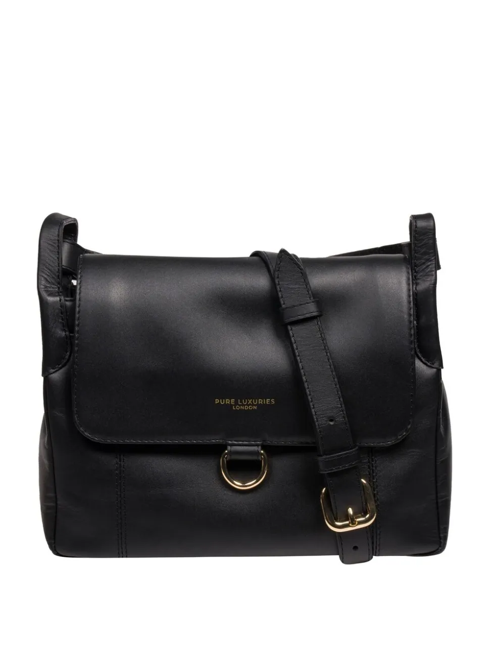 Pure Luxuries London 'Cassie' Leather Crossbody Bag