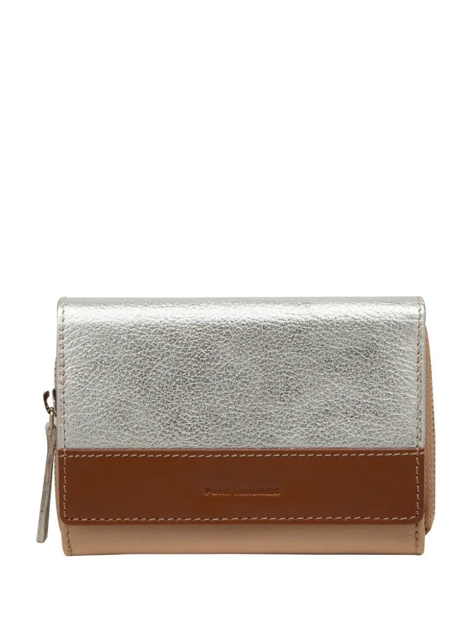 Pure Luxuries London 'Claire' Leather Black Purse
