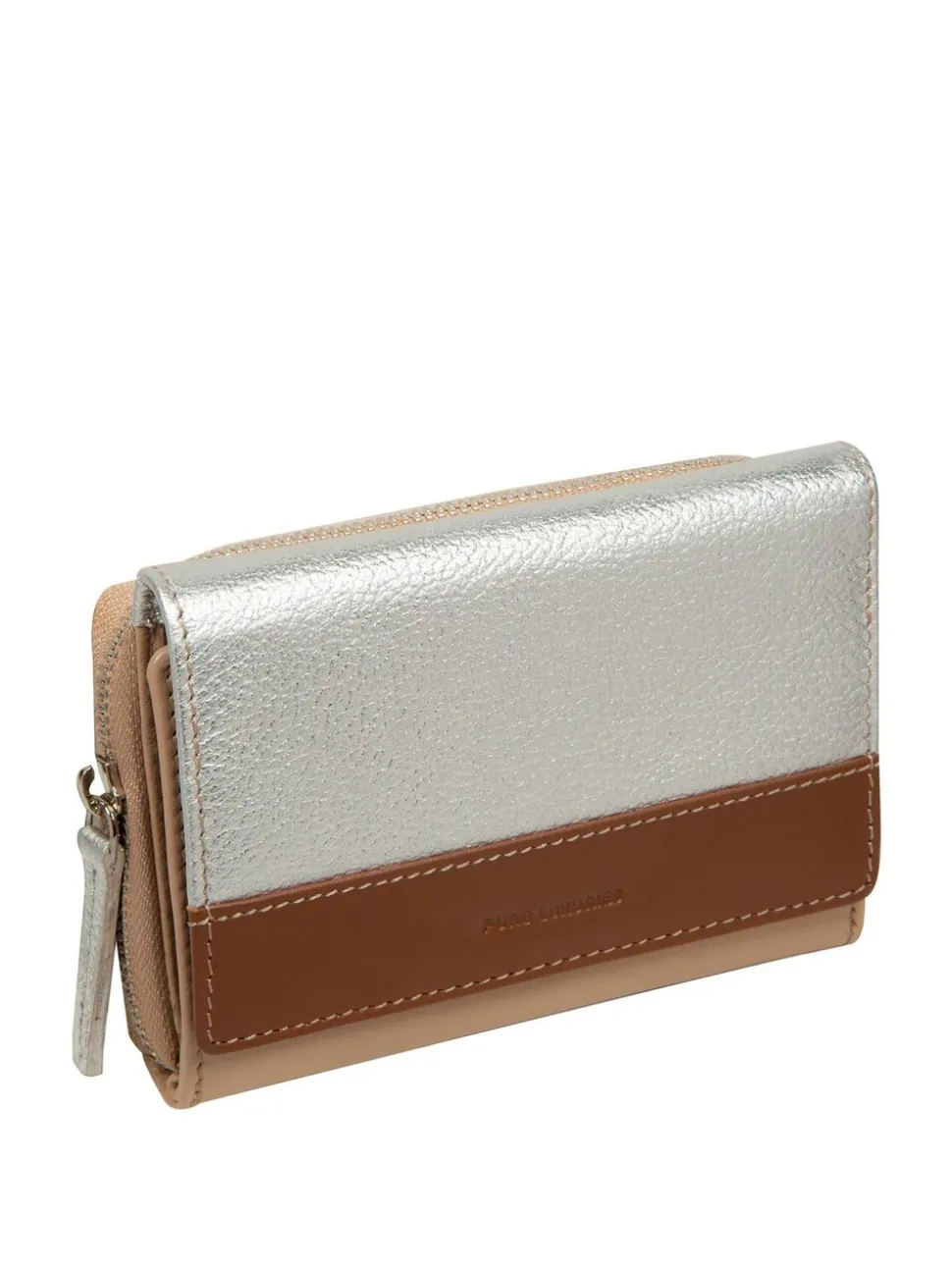 Pure Luxuries London 'Claire' Leather Black Purse