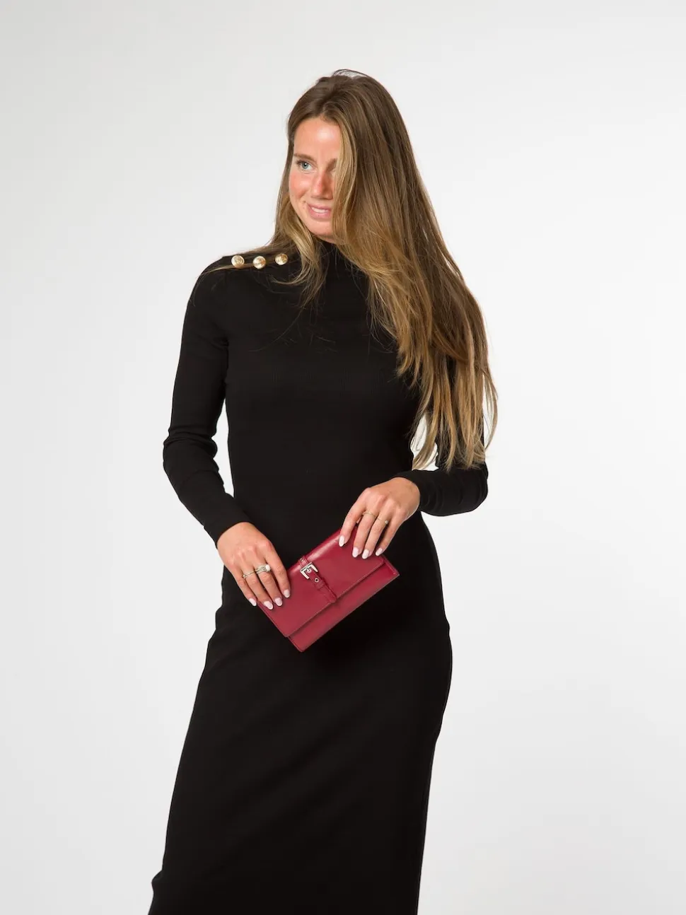 Pure Luxuries London 'Harriet' Leather Purse