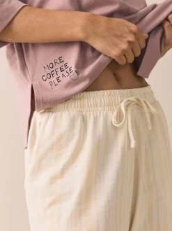 Purple Breakfast Short Sleeve Pyjamas