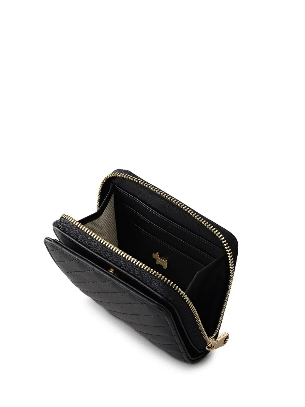 Radley Black Dukes Place Quilt Small Purse