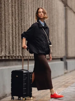 Radley Black Lexington Carry On 4 Wheel Suitcase