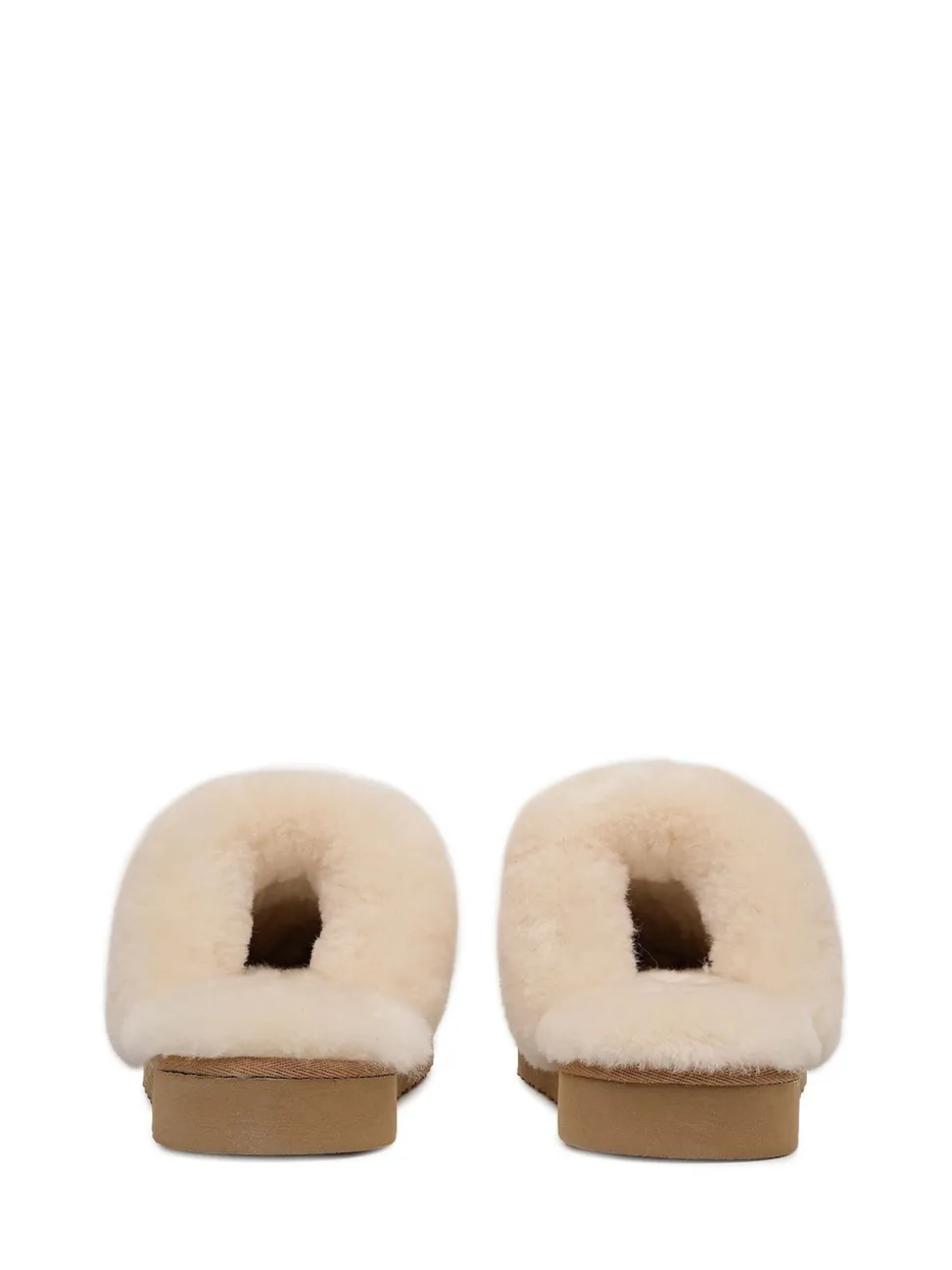 Radley Brown Maple Lane Shearling Cuff Mule Slippers