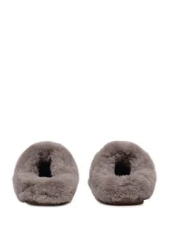 Radley Light Brown Cloud Street Shearling Fluff Mule Slippers