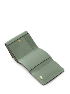 Radley Light Green Pockets Trifold Purse