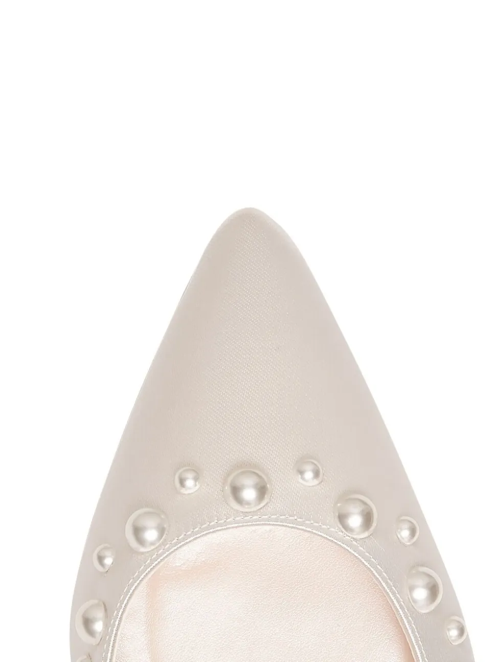 Rainbow Club Natural Maya Ivory Wedding Satin Shoes