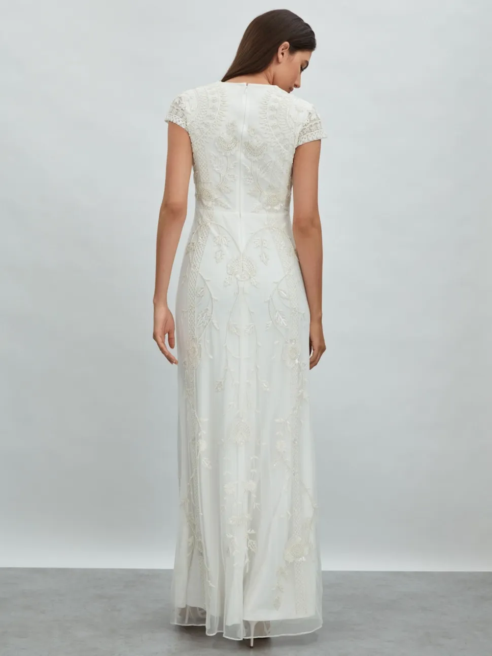 Raishma Floral Beaded Maxi Dress