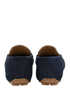 Ravel Blue Leather Loafers