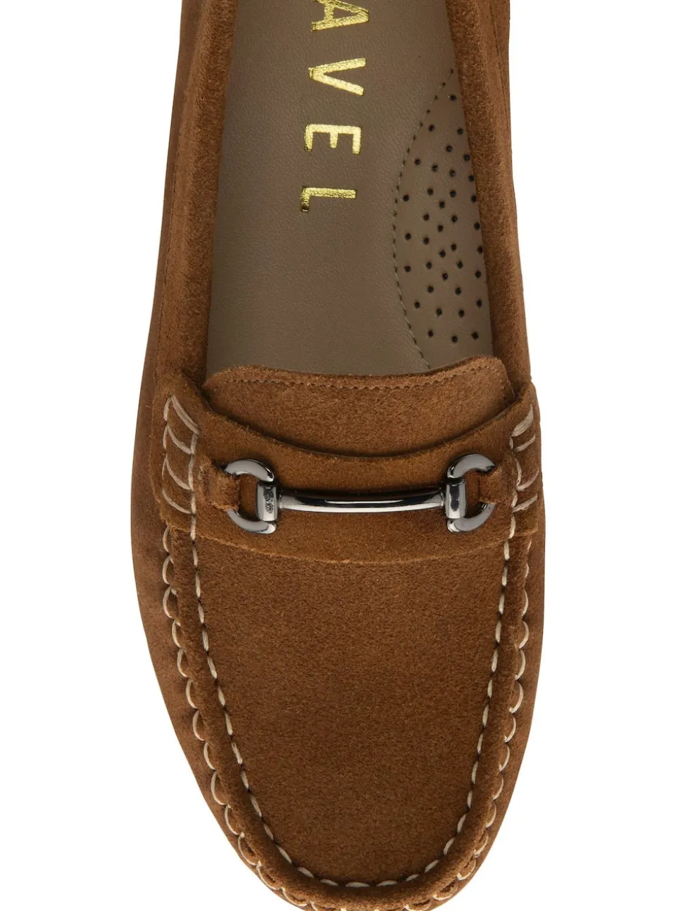 Ravel Brown Suede Flat Loafers