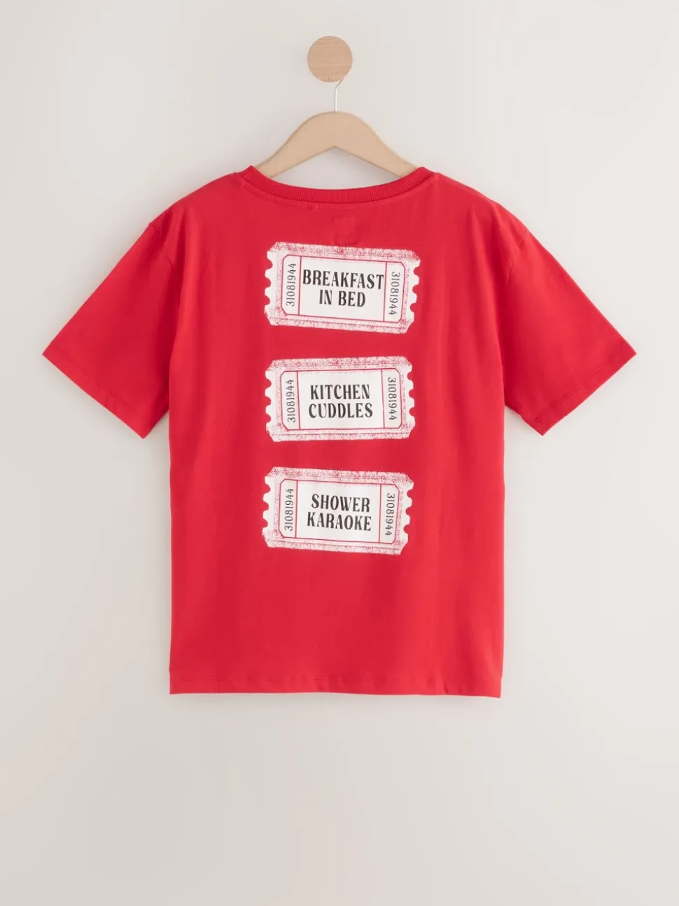 Red Graphic Short Sleeve Pyjamas