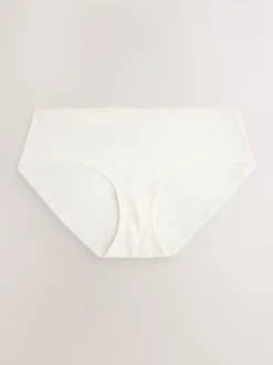 Red Heart/Green Check Short Cotton Lace Knickers 4 Pack
