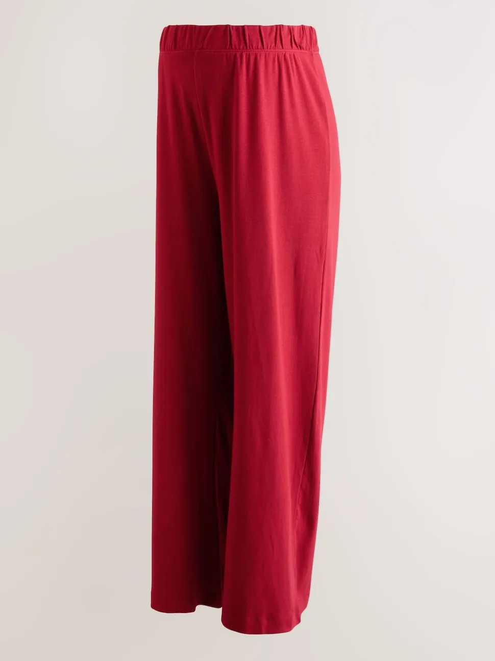 Red Maternity Supersoft Wide Leg Trousers