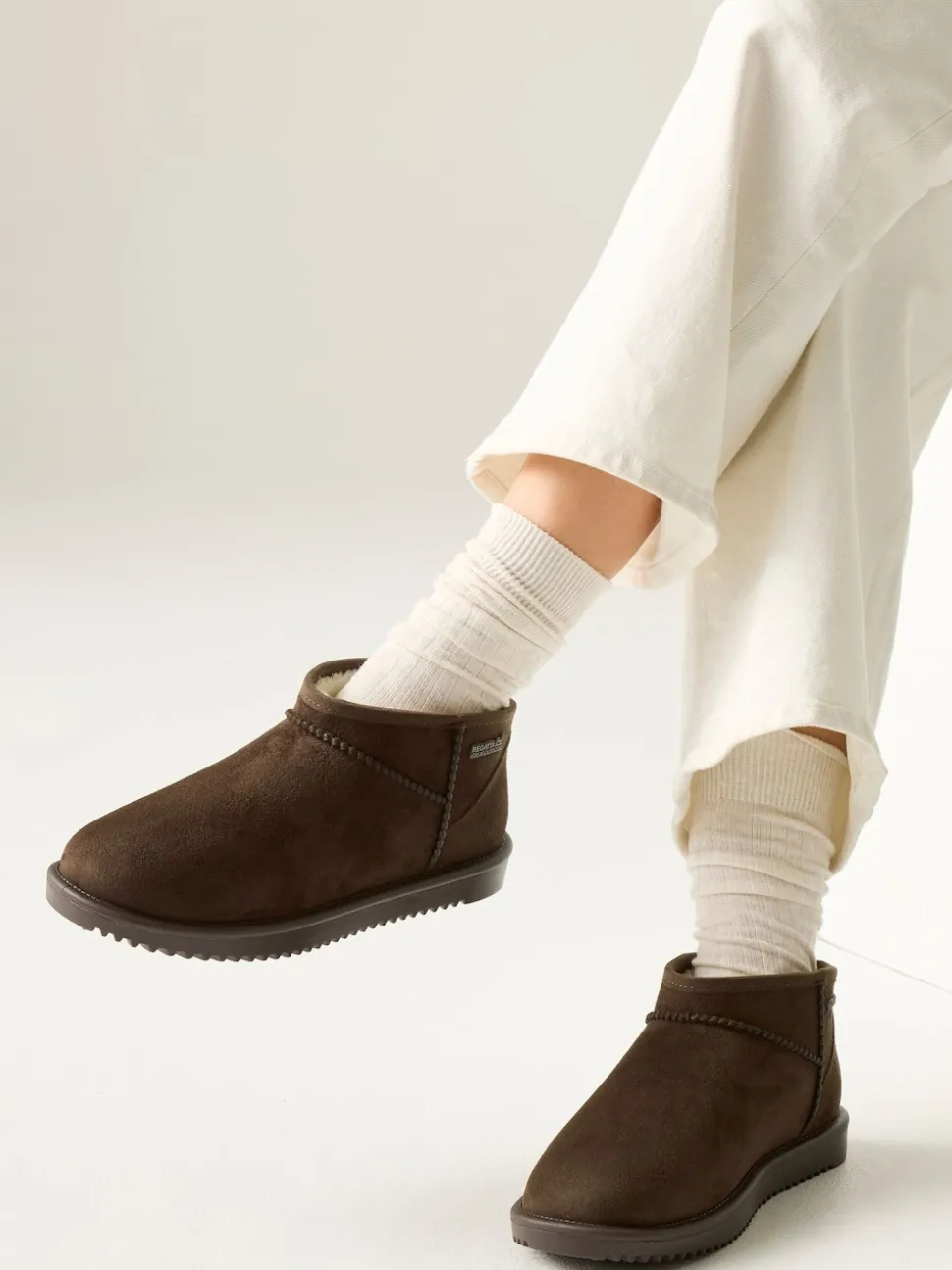 Regatta Beige Adult Risley Short Cosy Lined Waterproof Boots