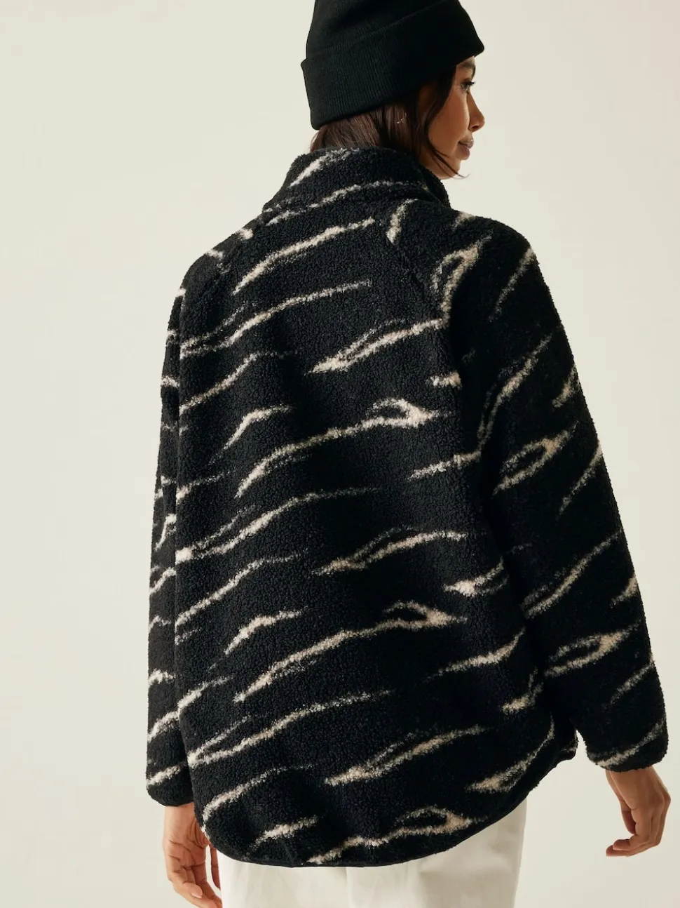 Regatta Black Frankie Borg Full Zip Fleece