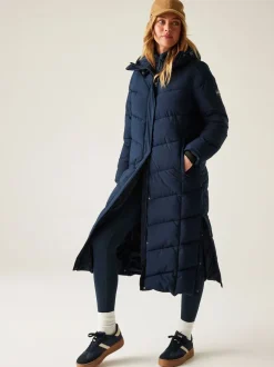 Regatta Blue Eloria Heavyweight Water Repellent Stretch Coat