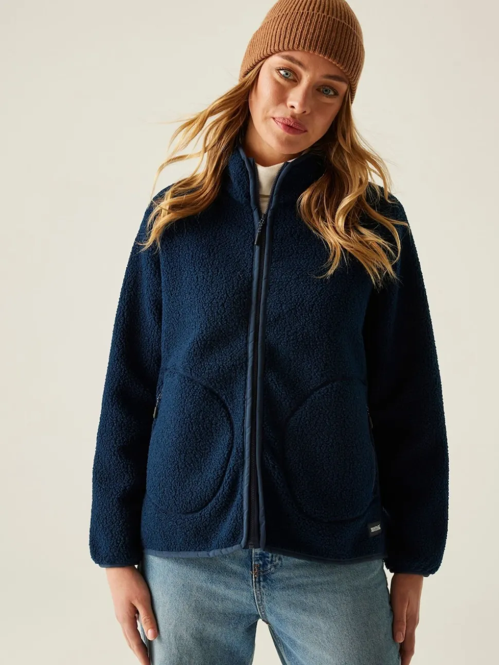 Regatta Blue Frankie Borg Full Zip Fleece