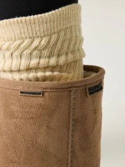 Regatta Brown Risley Mid Length Cosy Faux Fur Lined Waterproof Boots