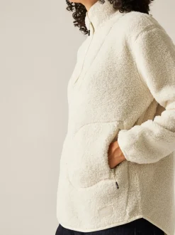 Regatta Cream Frankie Borg Half Zip Fleece