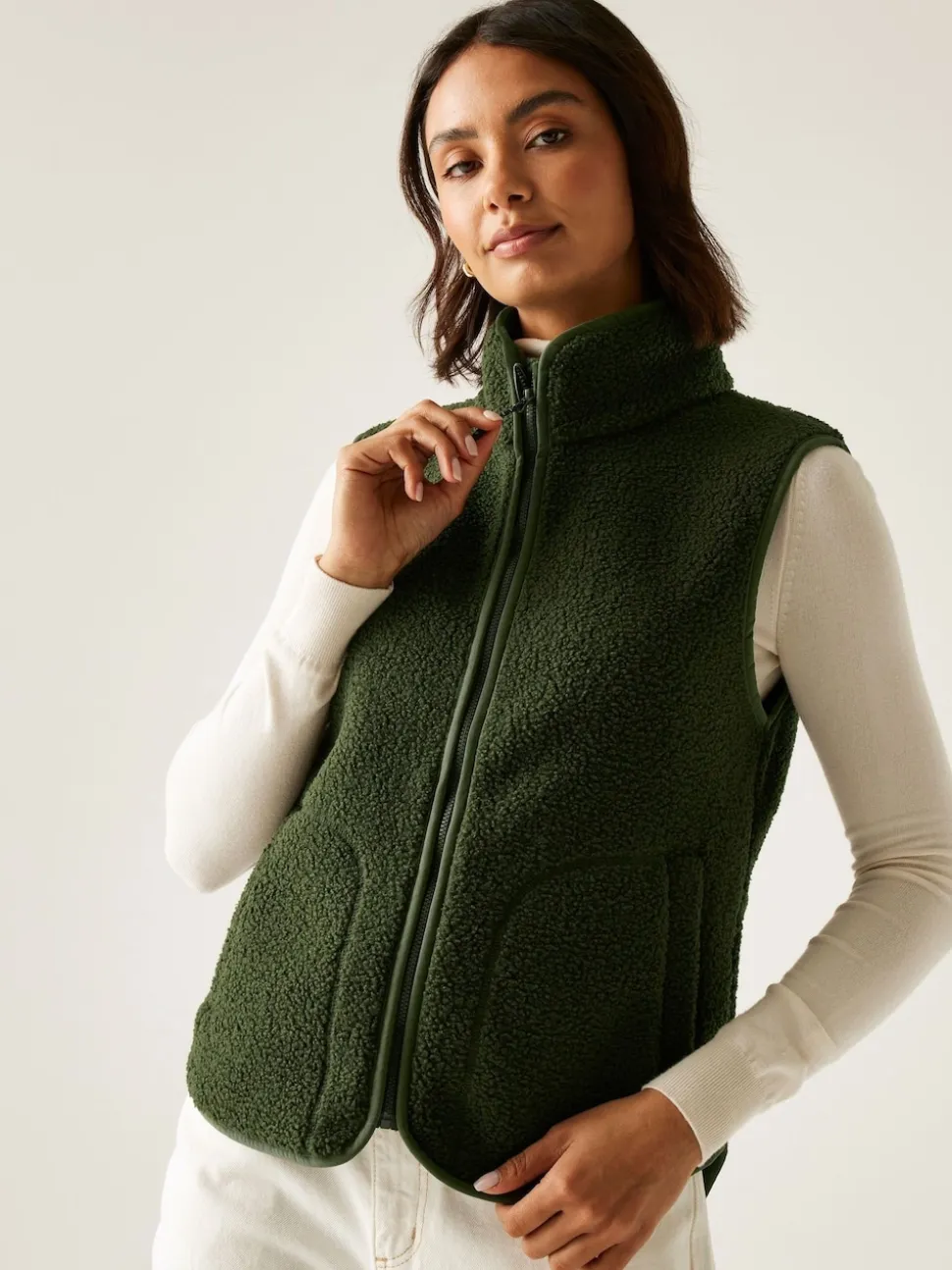 Regatta Green Frankie Borg Bodywarmer Fleece