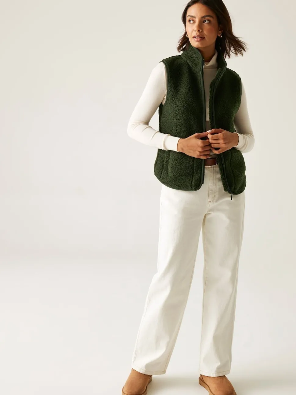Regatta Green Frankie Borg Bodywarmer Fleece