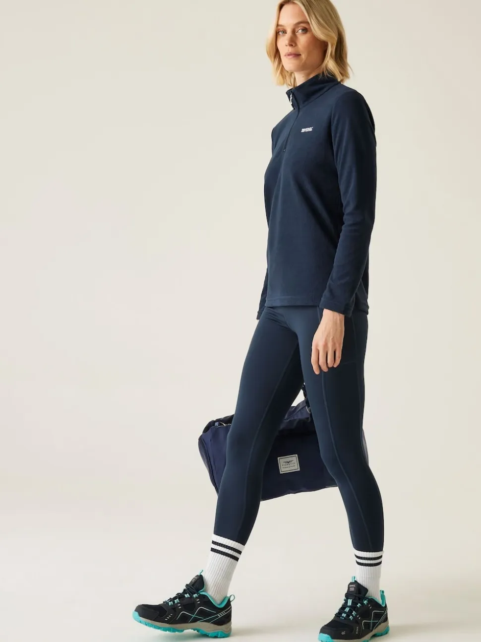 Regatta Navy Sweethart Zip Neck Fleece