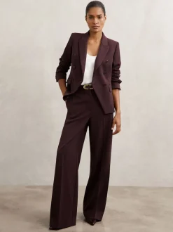 Reiss Berry Gabi Petite Double-Breasted Suit Blazer