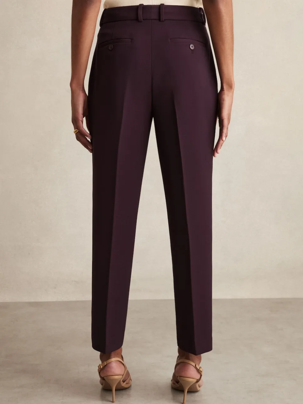 Reiss Berry Gabi Petite Slim-Fit Suit Trousers