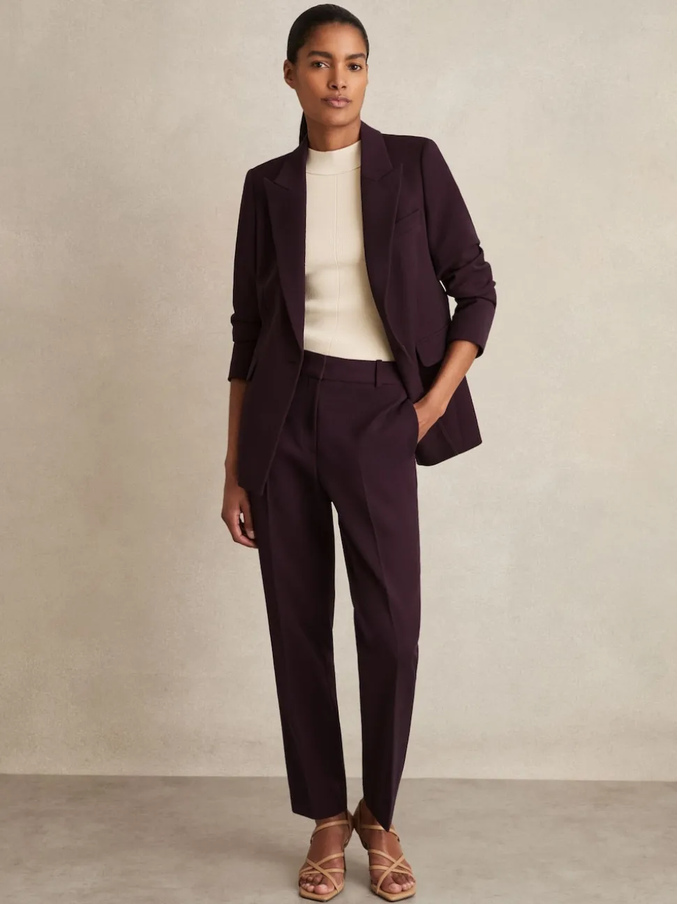 Reiss Berry Gabi Slim-Fit Suit Trousers