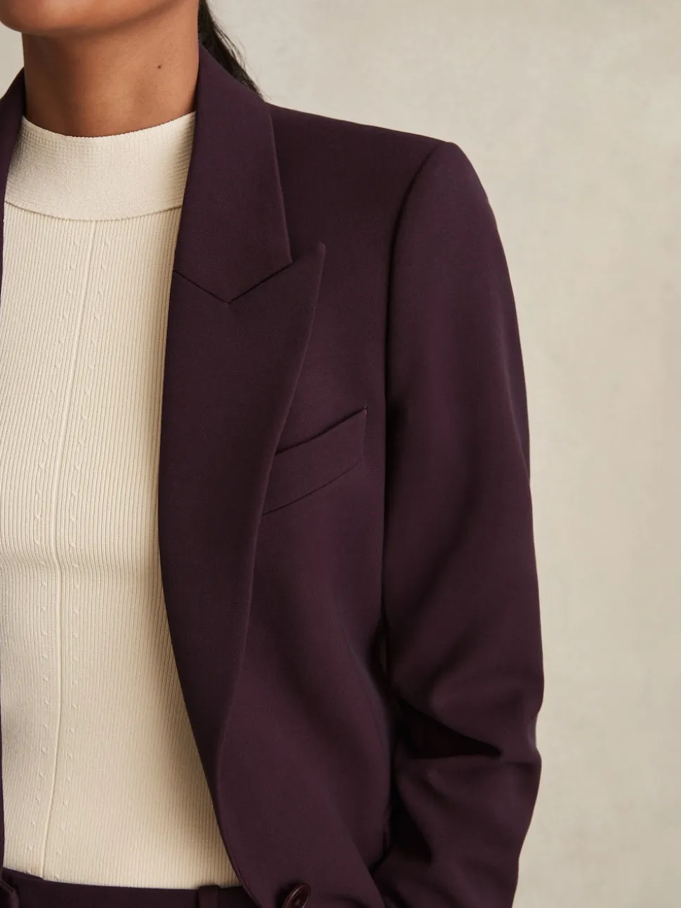 Reiss Berry Gabi Tailored Single Breasted Suit Blazer