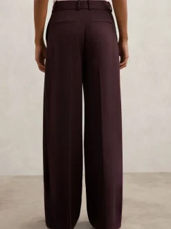 Reiss Berry Gabi Wide-Leg Suit Trousers