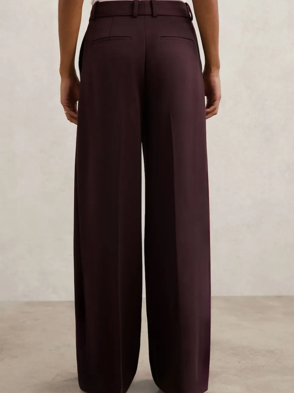 Reiss Berry Gabi Wide-Leg Suit Trousers