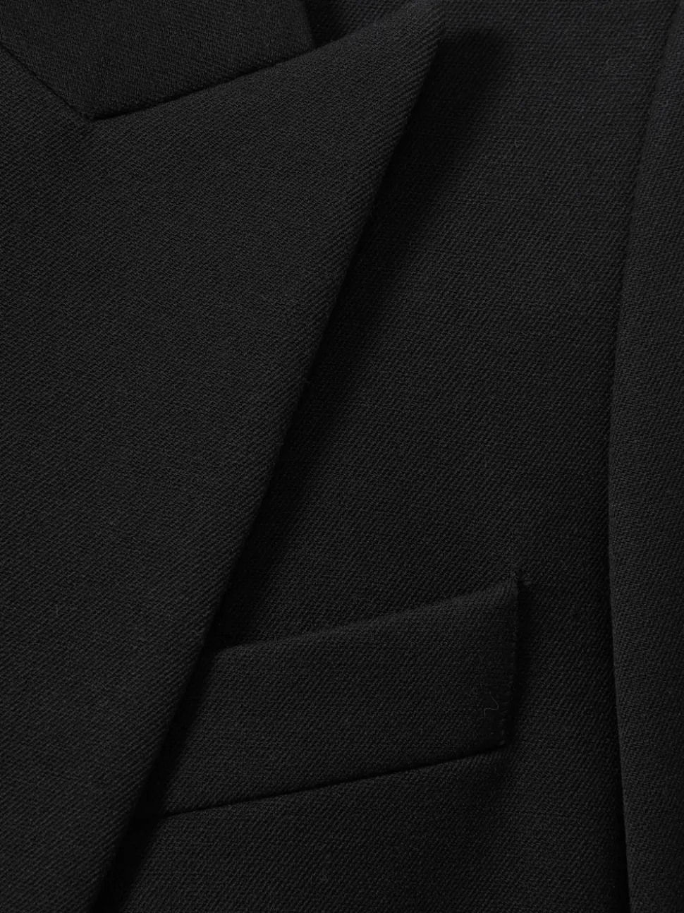 Reiss Black Gabi Petite Tailored Single Breasted Suit Blazer
